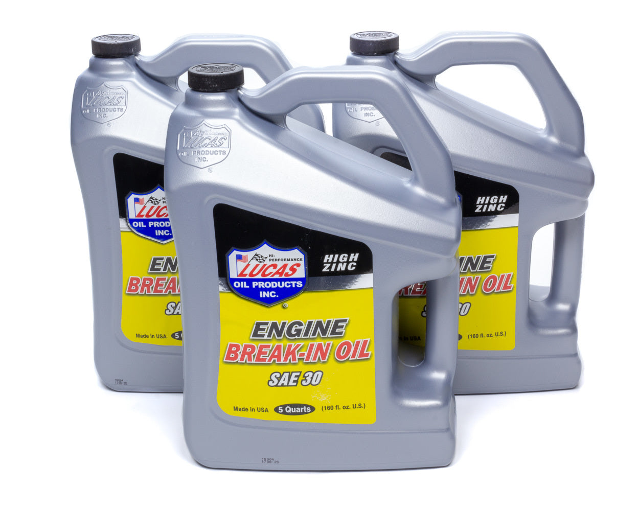 Motor Oil - High Zinc Break-In - 30W - Conventional - 5 qt Jug - Set of 3