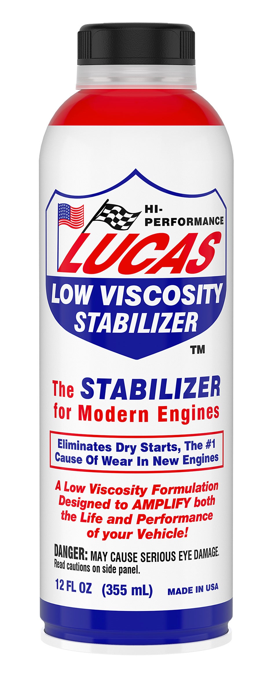 Motor Oil Additive - Low Viscosity Stabilizer - 12 oz Bottle - Each