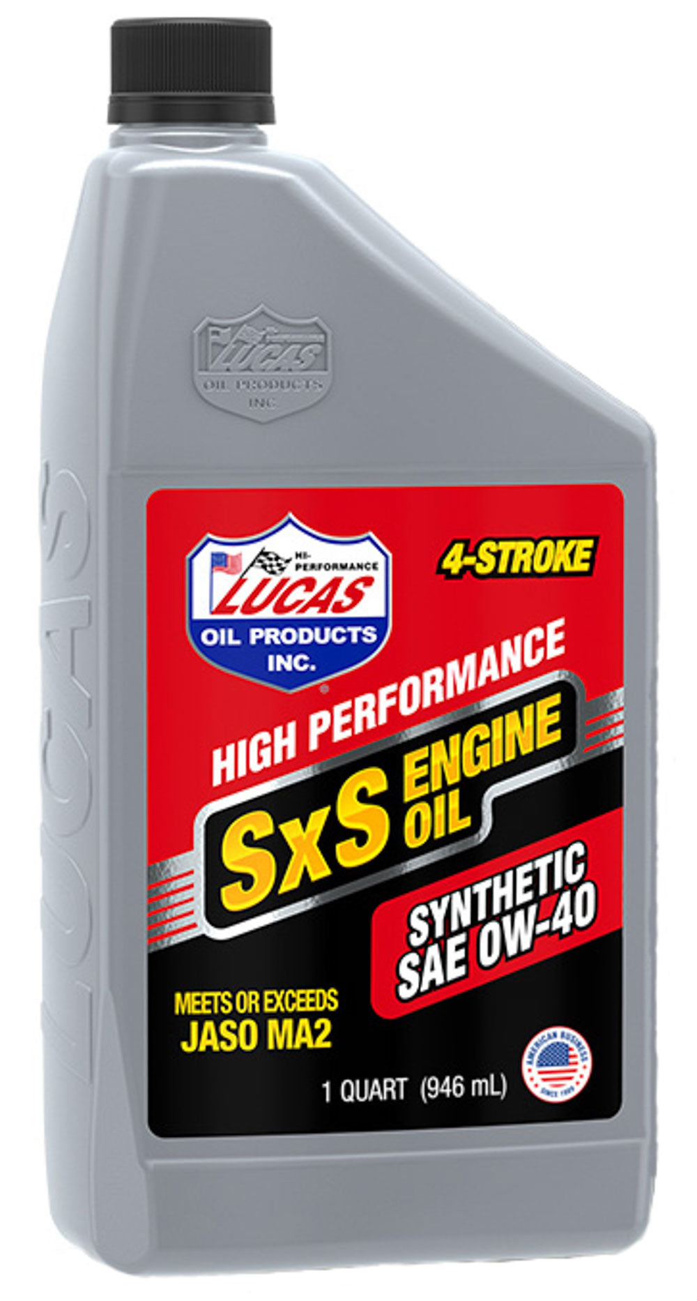 Motor Oil - SxS - 0W40 - Synthetic - 1 qt Bottle - Each