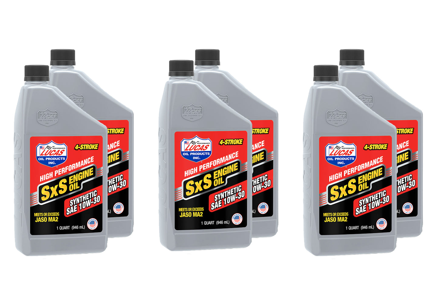Motor Oil - SxS - 10W30 - Synthetic - 1 qt Bottle - Set of 6