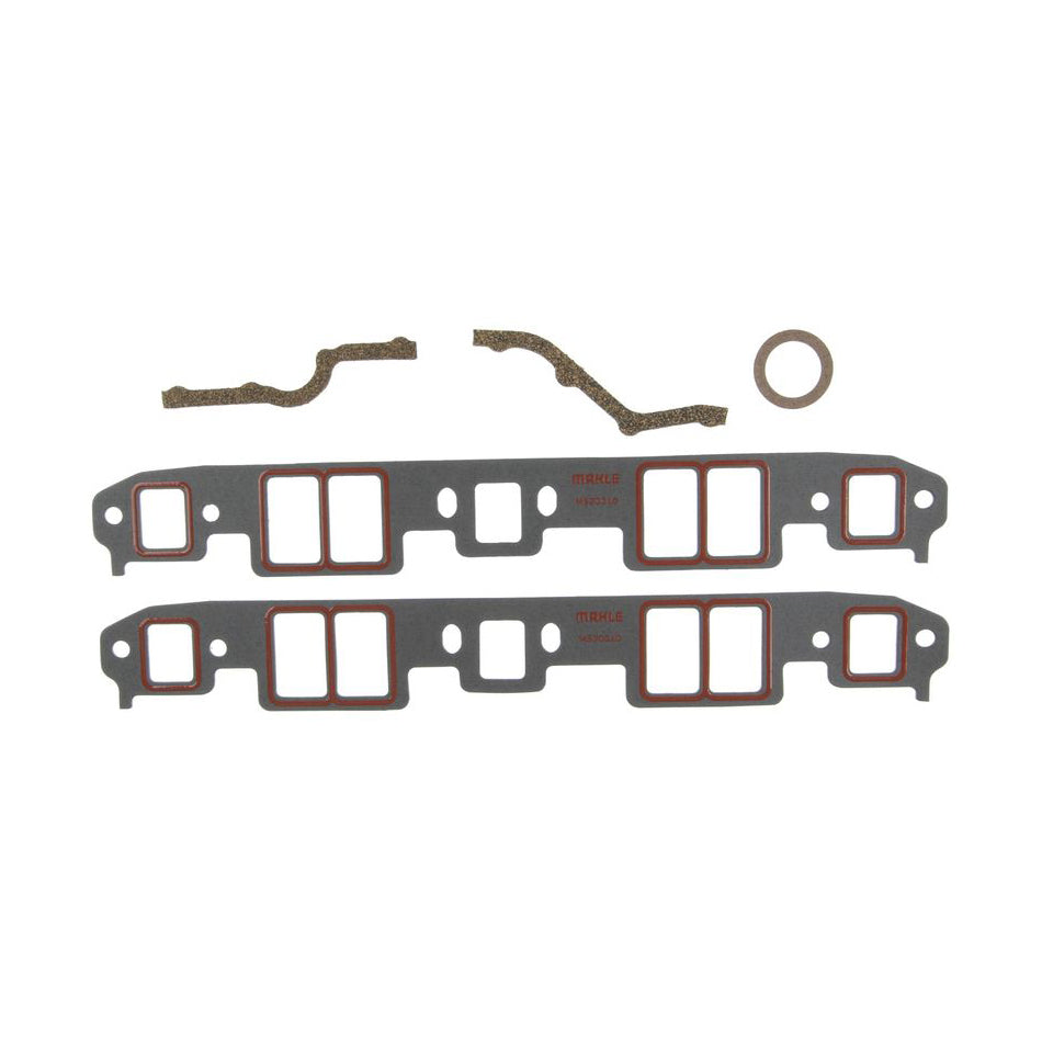 Intake Manifold Gasket - 0.06 in Thick - 1.2 x 2.01 in Rectangular Port - Composite - Small Block Chevy - Kit