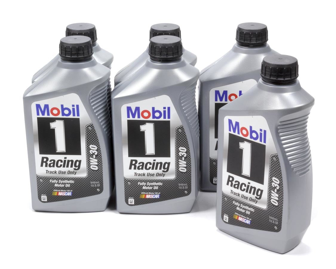 Motor Oil - Racing - 0W30 - Synthetic - 1 qt Bottle - Set of 6