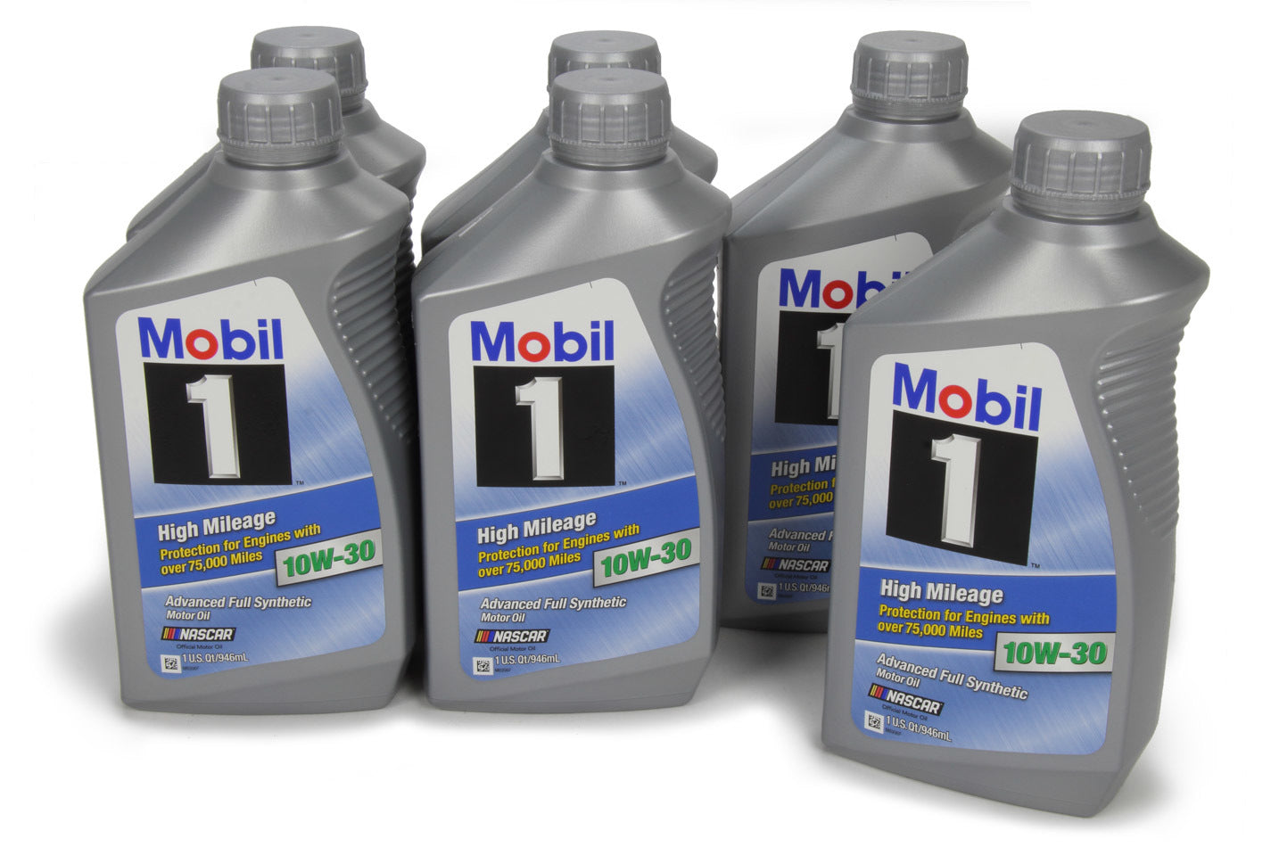Motor Oil - High Mileage - 10W30 - Synthetic - 1 qt Bottle - Set of 6