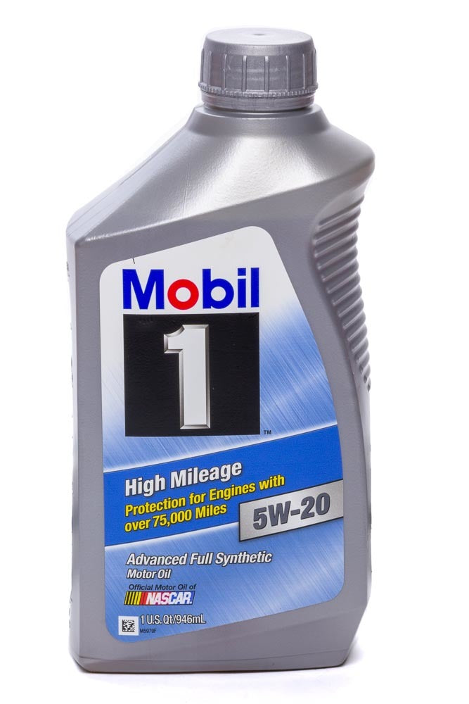 Motor Oil - High Mileage - 5W20 - Synthetic - 1 qt Bottle - Set of 6