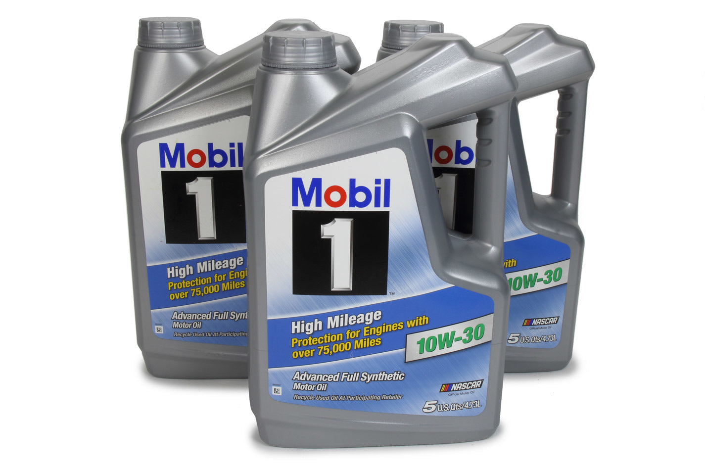 Motor Oil - High Mileage - 10W30 - Synthetic - 5 qt Jug - Set of 3