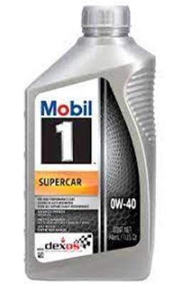 Motor Oil - Supercar - 0W40 - Synthetic - 1 qt Bottle - Set of 6
