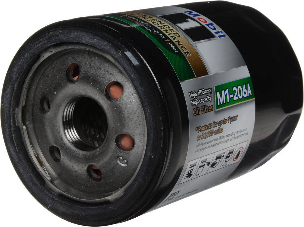 Oil Filter - Extended Performance - Canister - Screw-On - 4.190 in Tall - 13/16-16 in Thread - Steel - Black Paint - GM / Saab / Saturn - Each