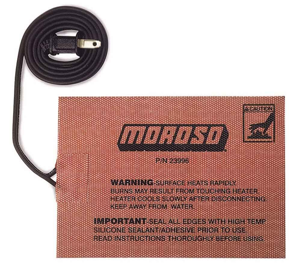 Engine Oil Heater - External Pad - 400 watt - 110V - 36 in Cord - 5 x 7 in - Self Adhesive Attachment - Kit