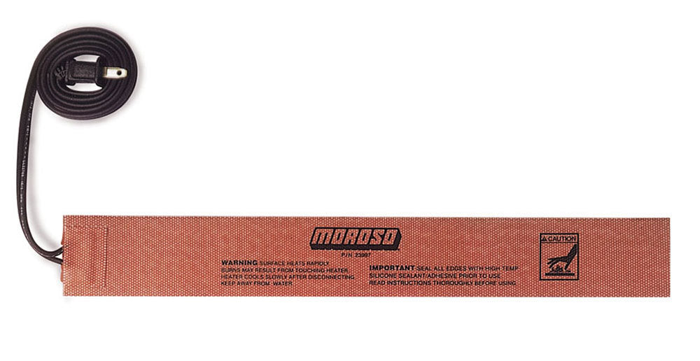 Engine Oil Heater - External Pad - 150 watt - 110V - 36 in Cord - 2 x 15 in - Self Adhesive Attachment - Kit