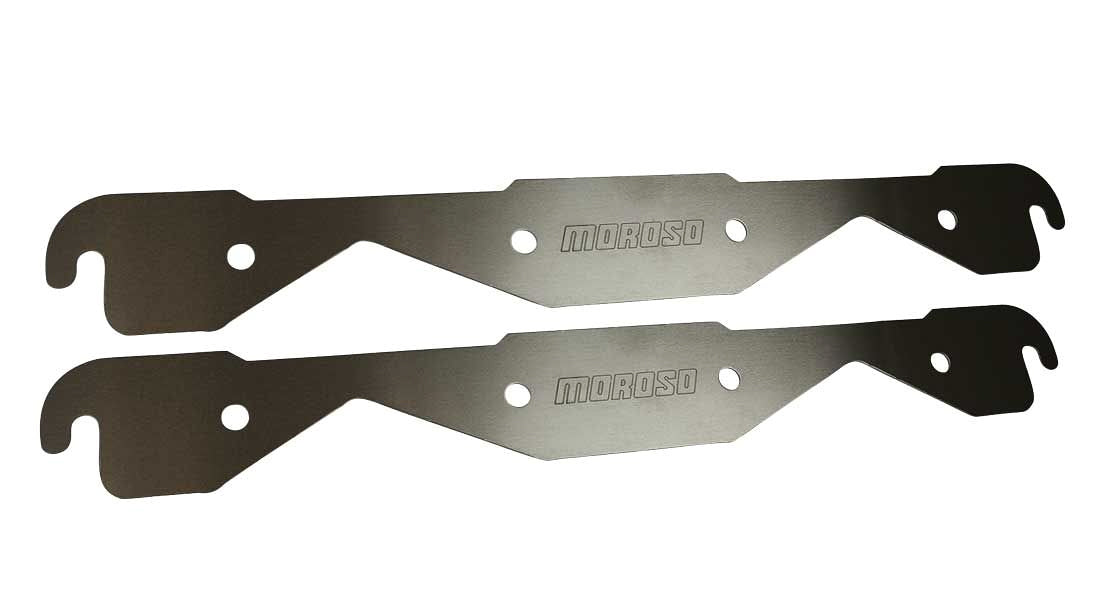 Engine & Accessories Port Blockoff - 1-Piece - Aluminum - Natural - Small Block Chevy - Pair