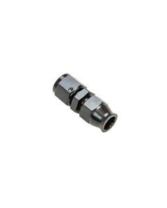 Fitting - Tube End - Straight - 8 AN Female to 1/2 in Tubing - Aluminum - Black Anodized - Each