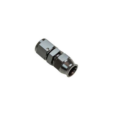 Fitting - Tube End - Straight - 10 AN Female to 5/8 in Tubing - Aluminum - Black Anodized - Each