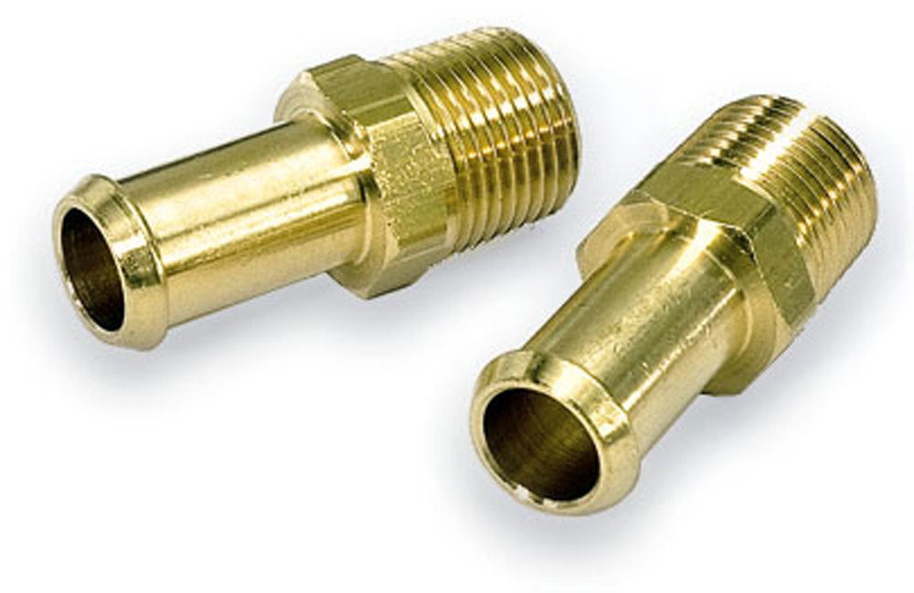 Fitting - Adapter - Straight - 3/8 in NPT Male to 1/2 in Hose Barb - Brass - Pair