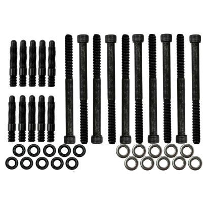 Valve Cover Fastener - Bolts / Nuts / Studs - Steel - Black Oxide - 2.875 in Tall Valve Covers - Small Block Ford - Kit
