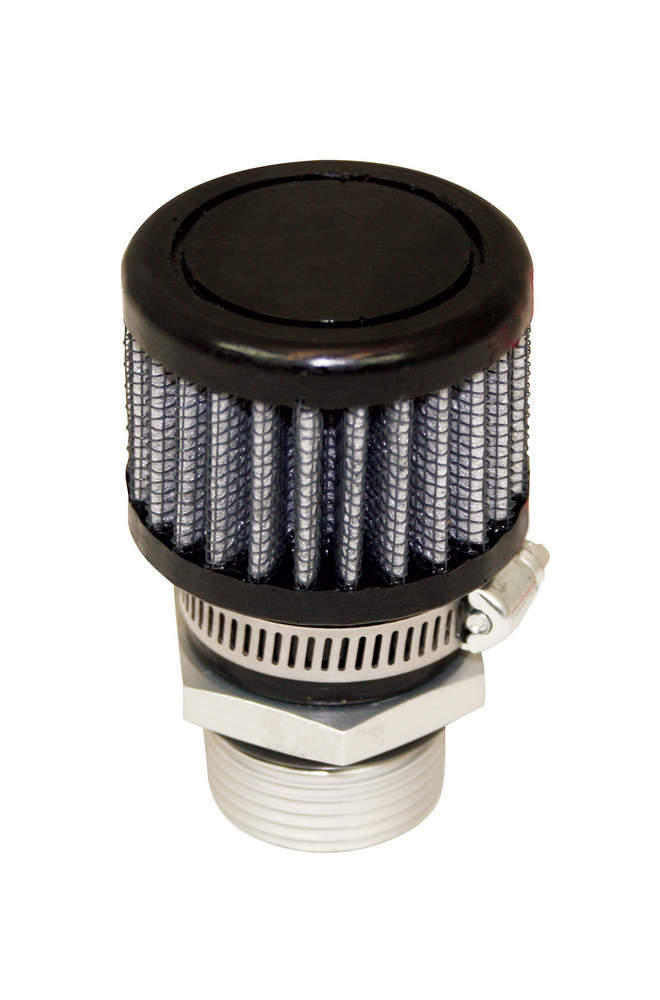 Breather - Screw-In - Round - 1-1/4 in Threaded Bung - Clamp-On Filter - Kit