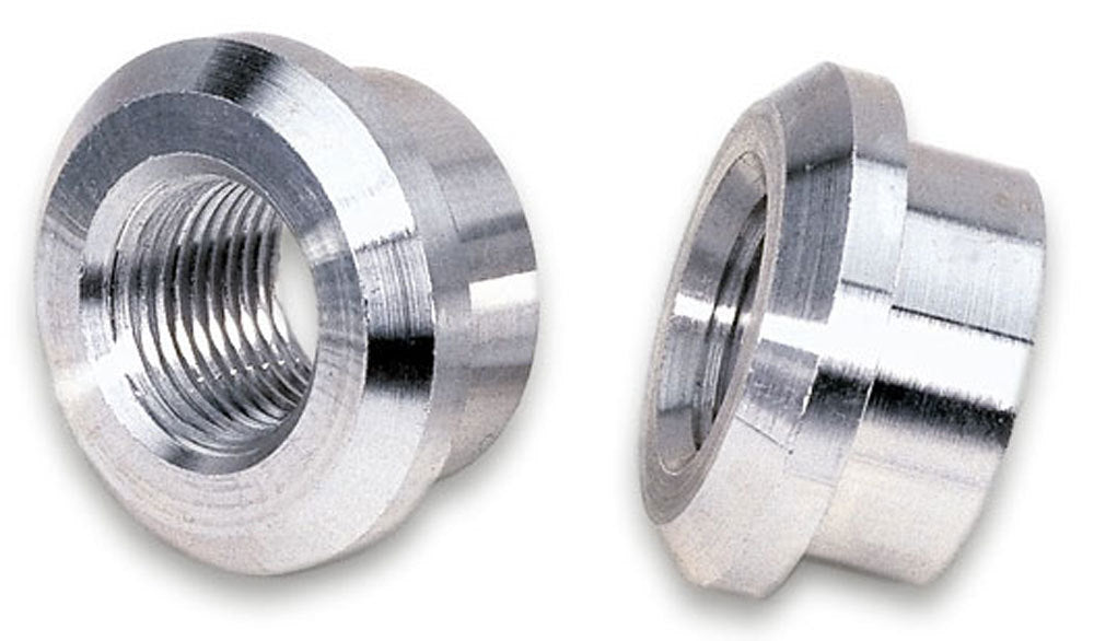 Bung - 3/8 in NPT Female - Weld-On - Aluminum - Natural - Pair