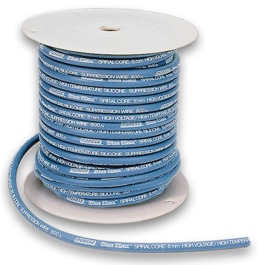 Spark Plug Wire - Blue Max - Spiral Core - 8 mm - Blue - 100 ft Roll - Each