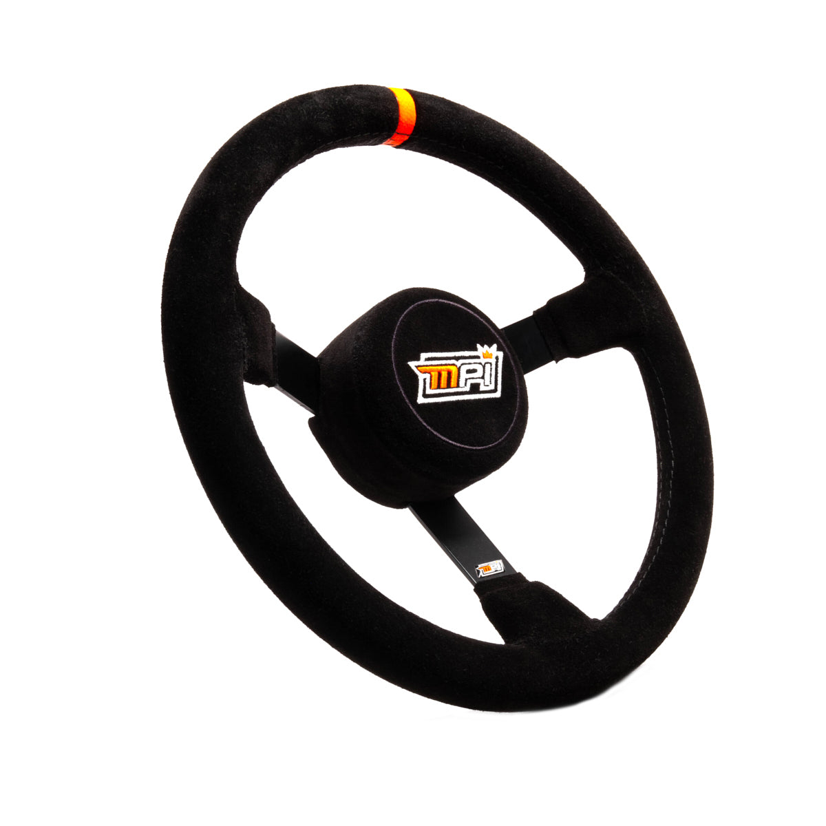 MPI Stock Car Steering Wheel 13in Dished Suede Grip