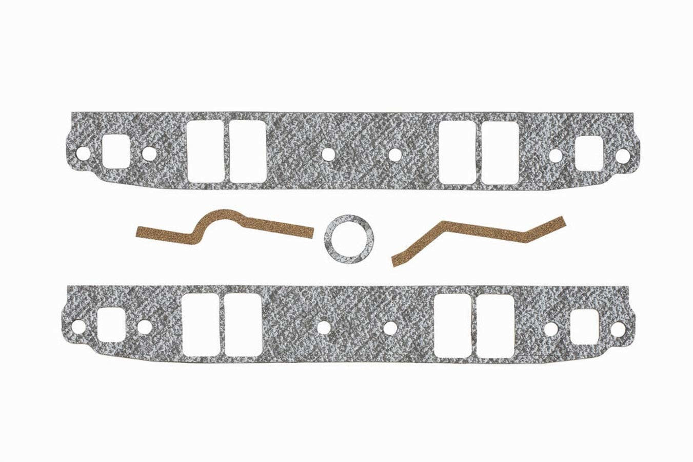 Intake Manifold Gasket - Performance - 0.12 in Thick - 1.31 x 2.19 in Rectangular Port - Composite - Small Block Chevy - Kit