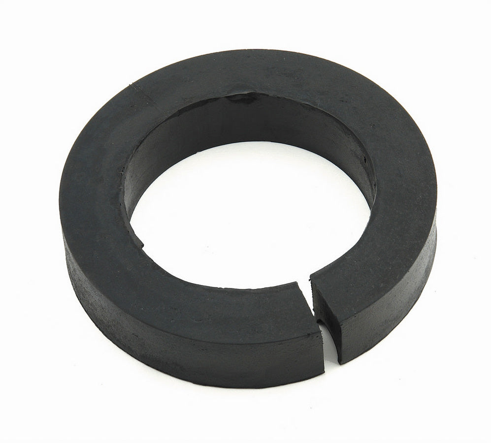 Coil Spring Spacer - Front - 1 in Height - 4 in ID - 6 in OD - Rubber - Black - Universal - Each