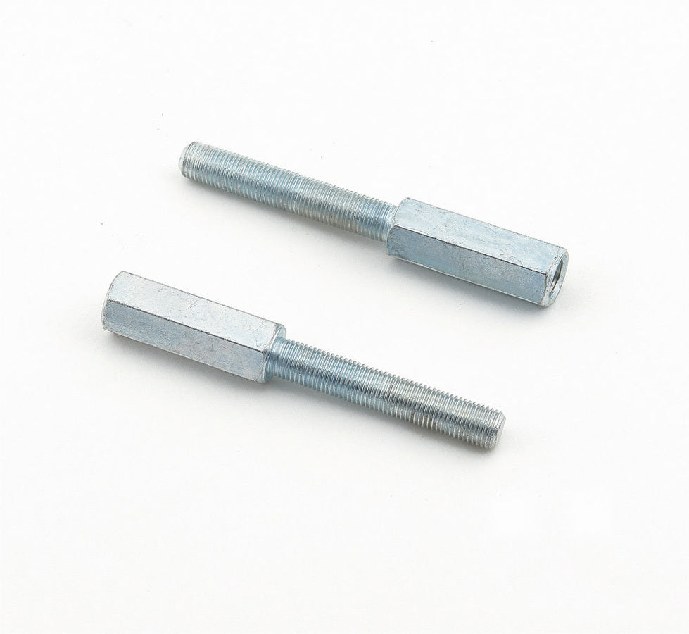 Shock Extension - 3-1/2 in Extension - Thread-On - 3/8-24 in Thread - Steel - Zinc Oxide - Pair