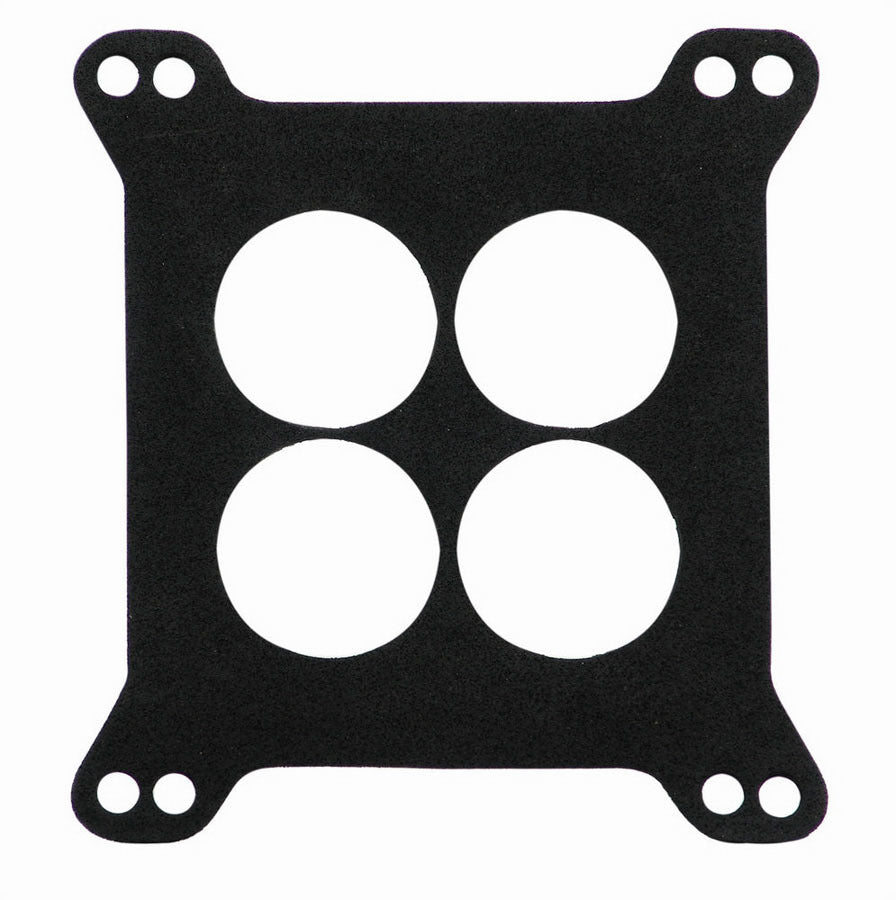 Carburetor Base Plate Gasket - Vibration Isolator - 4-Barrel - 4 Hole - 0.25 in Thick - Foam Rubber - Square Bore - Each
