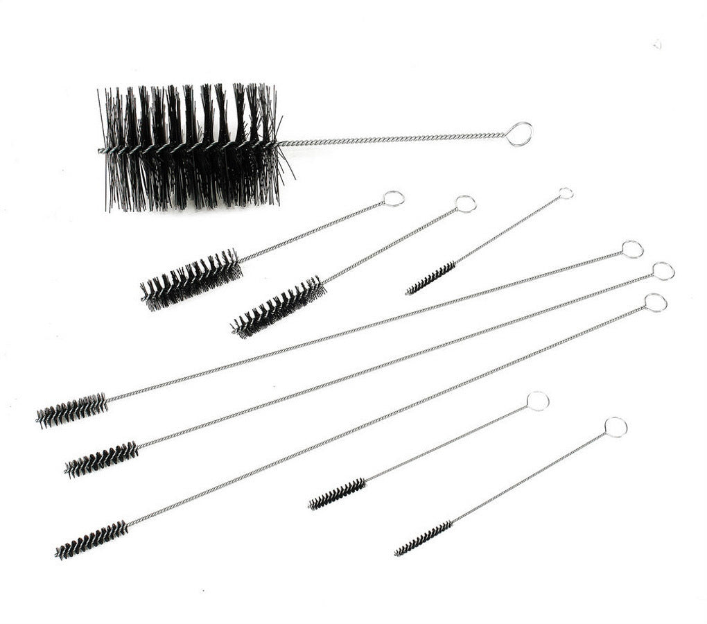 Engine Brush Kit - Deluxe - 9 Brushes - Nylon Bristles - Kit