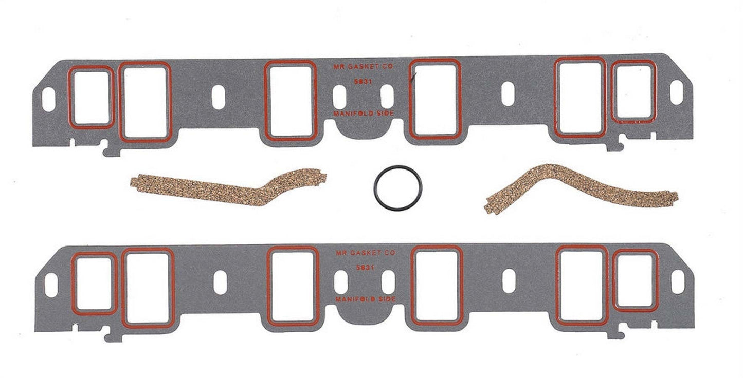 Intake Manifold Gasket - Ultra-Seal - 0.06 in Thick - 1.2 x 2.13 in Rectangular Port - Composite - Small Block Ford - Kit