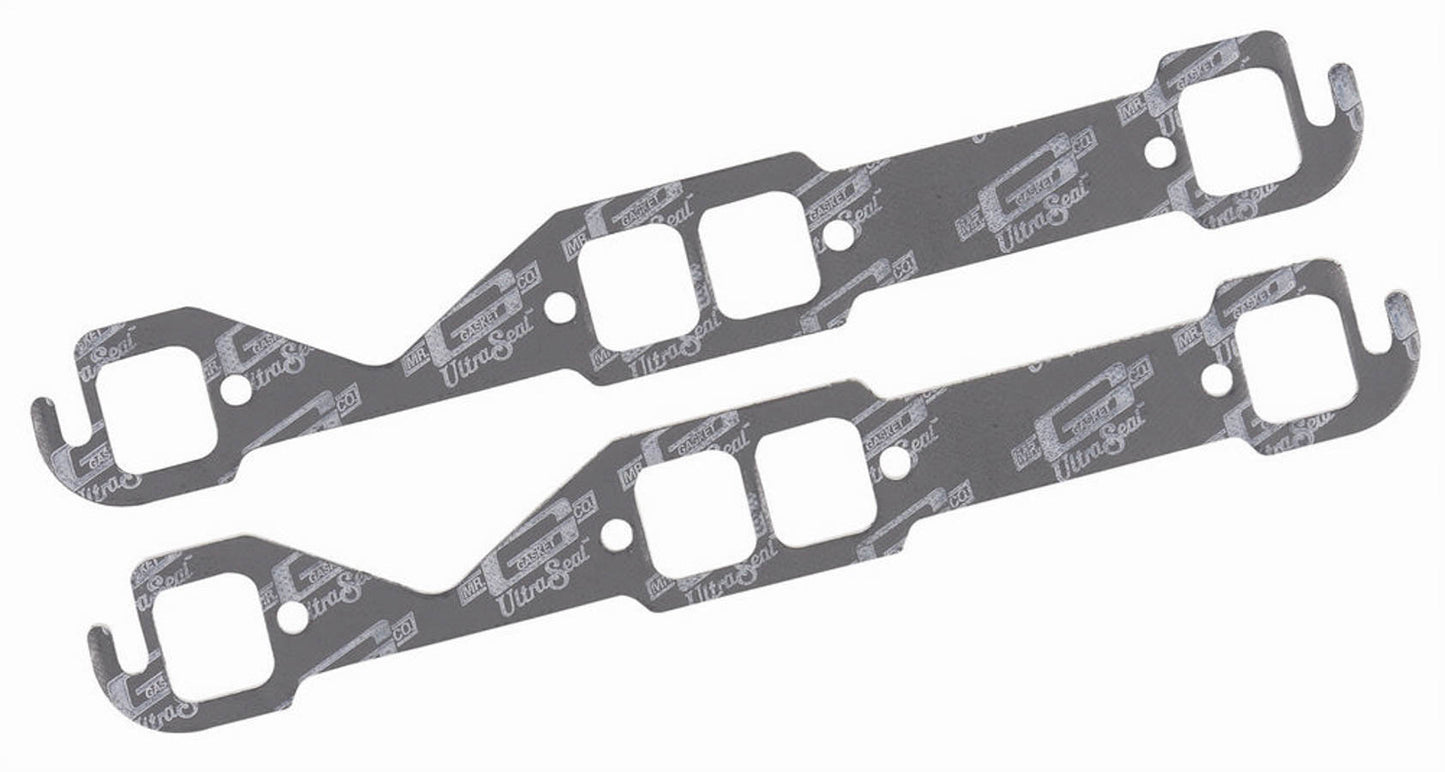 Engine & Accessories Header / Manifold Gasket - Ultra-Seal - 1.450 x 1.550 in Square Port - Steel Core Laminate - Small Block Chevy - Pair