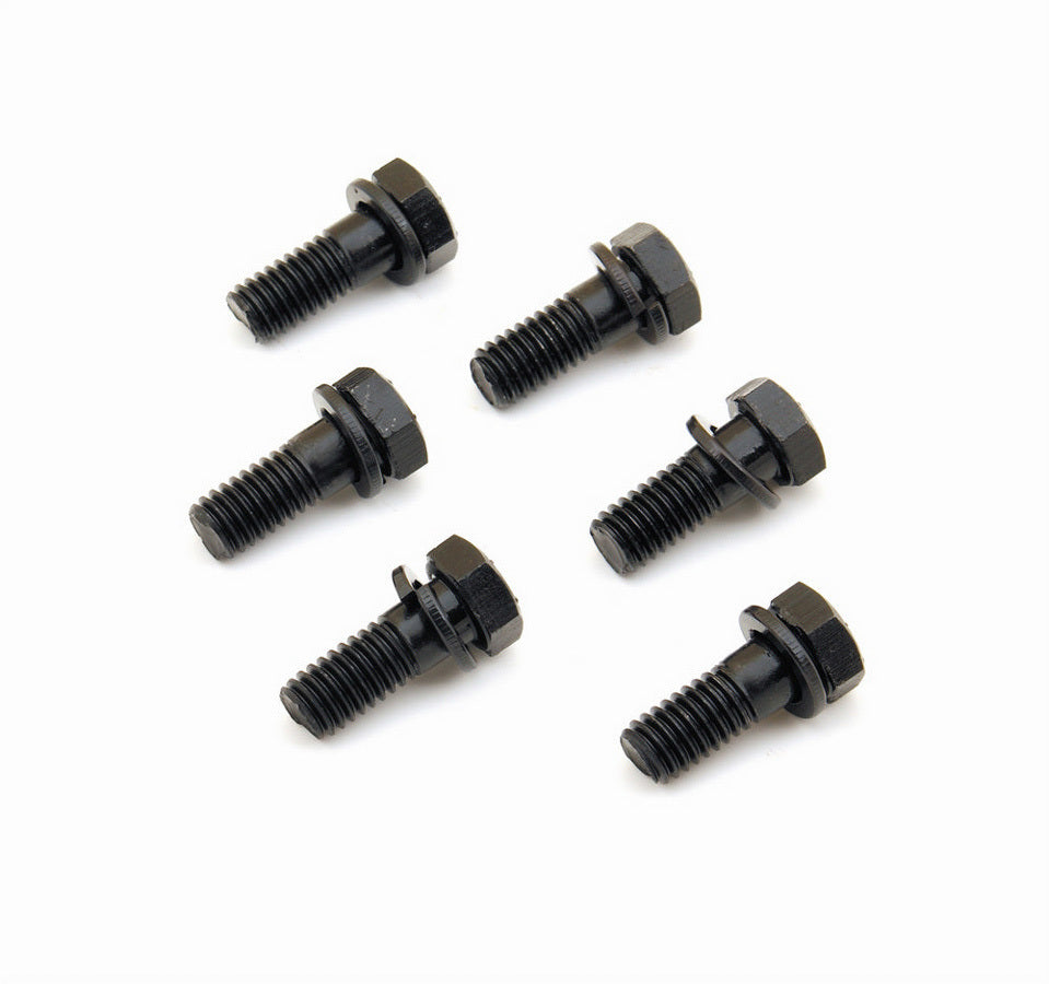 Pressure Plate Bolt Kit - 3/8-16 in Thread - Hex Head - Steel - Black Oxide - GM Borg-Beck Diaphragm - Kit