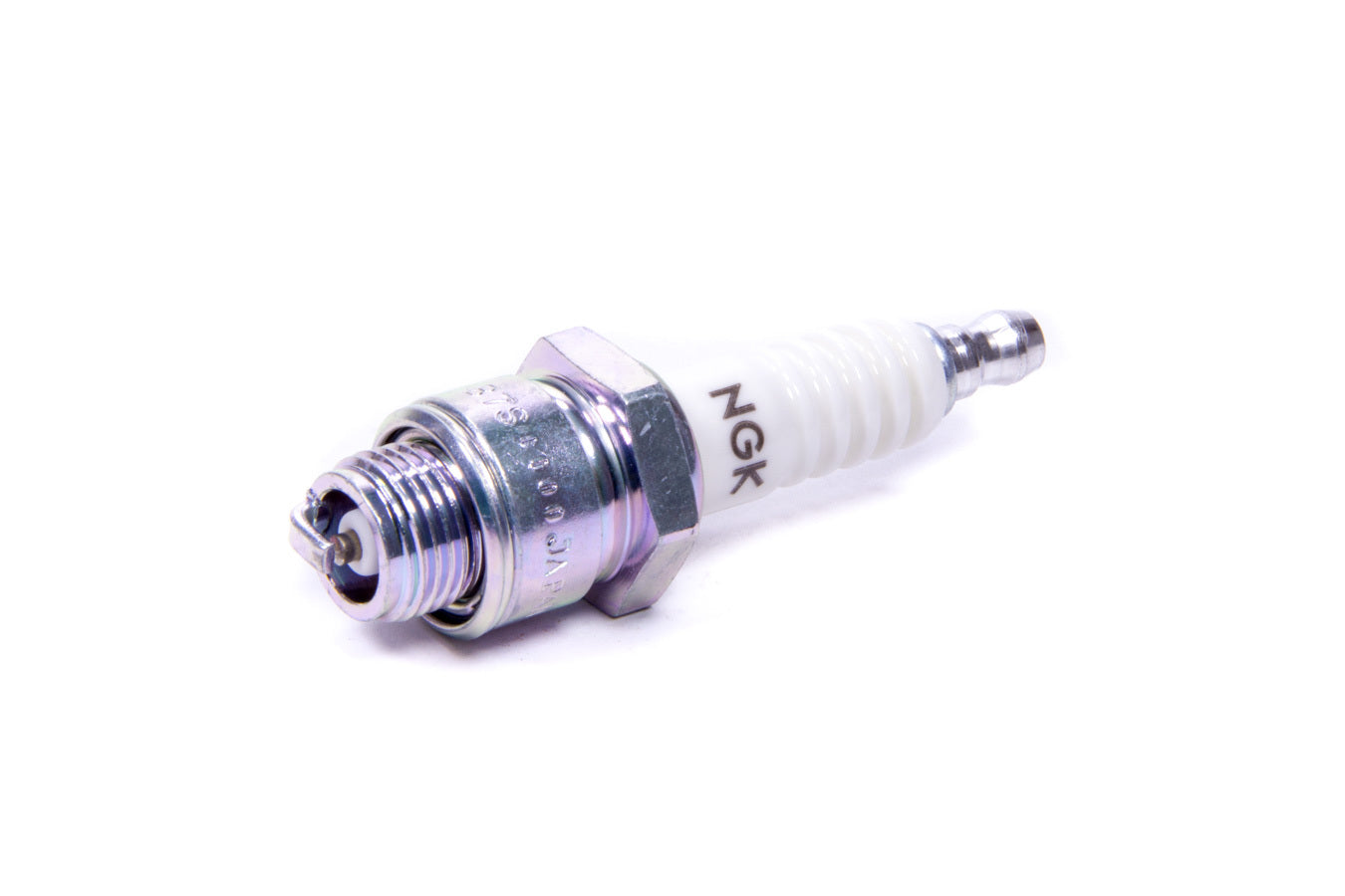 Spark Plug - NGK Standard - 14 mm Thread - 0.375 in Reach - Gasket Seat - Stock Number 3710 - Non-Resistor - Each