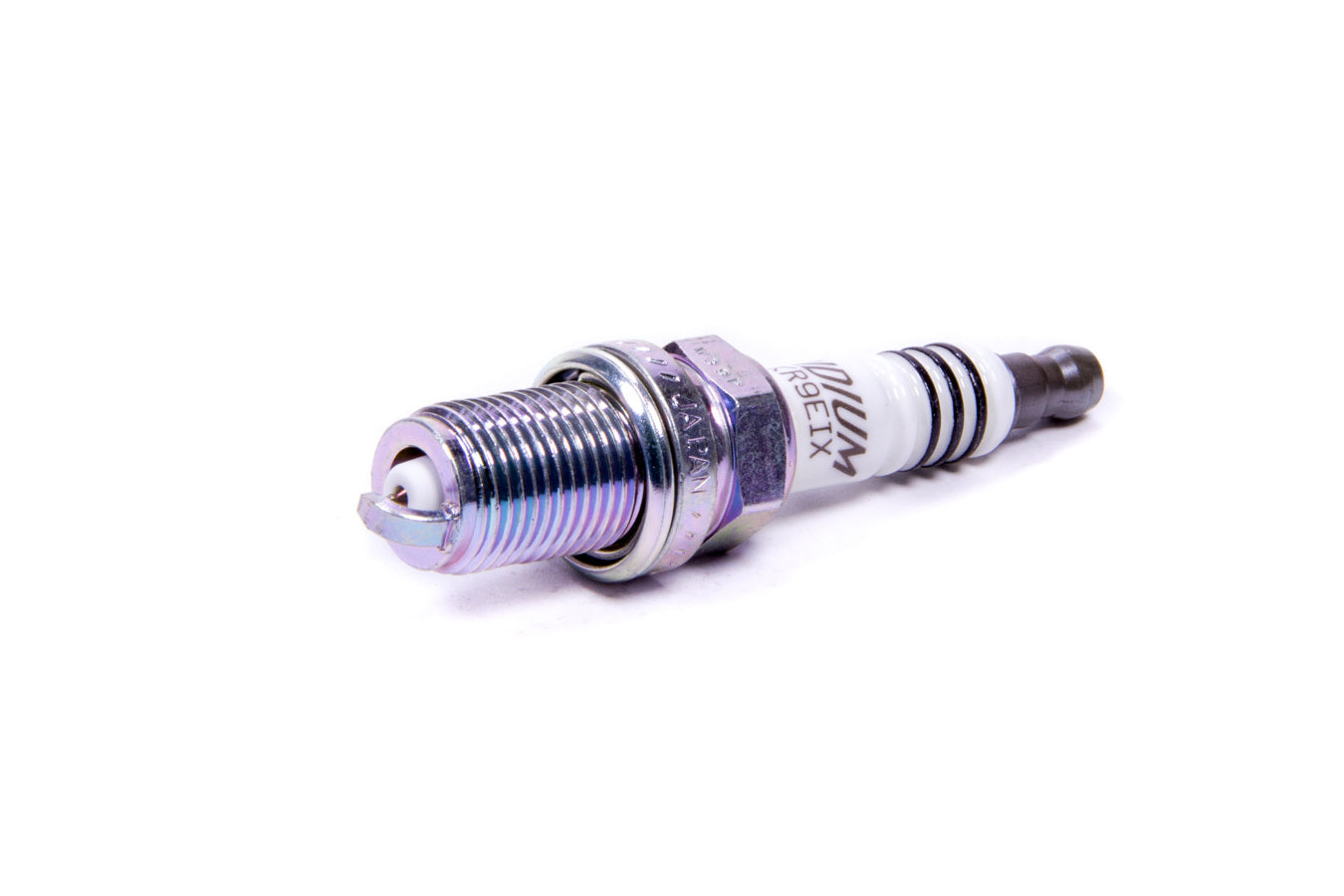 Spark Plug - NGK Iridium IX - 14 mm Thread - 0.749 in Reach - Gasket Seat - Stock Number 2669 - Resistor - Each