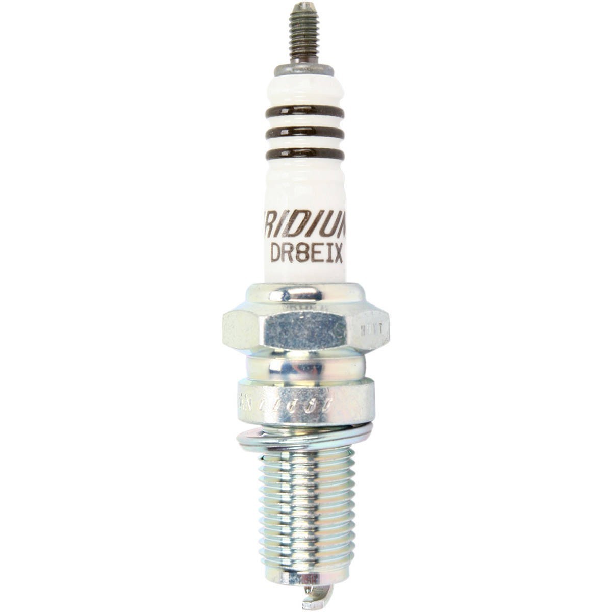 Spark Plug - NGK Laser Iridium IX - 12 mm Thread - 0.749 in Reach - Gasket Seat - Stock Number 6681 - Resistor - Each