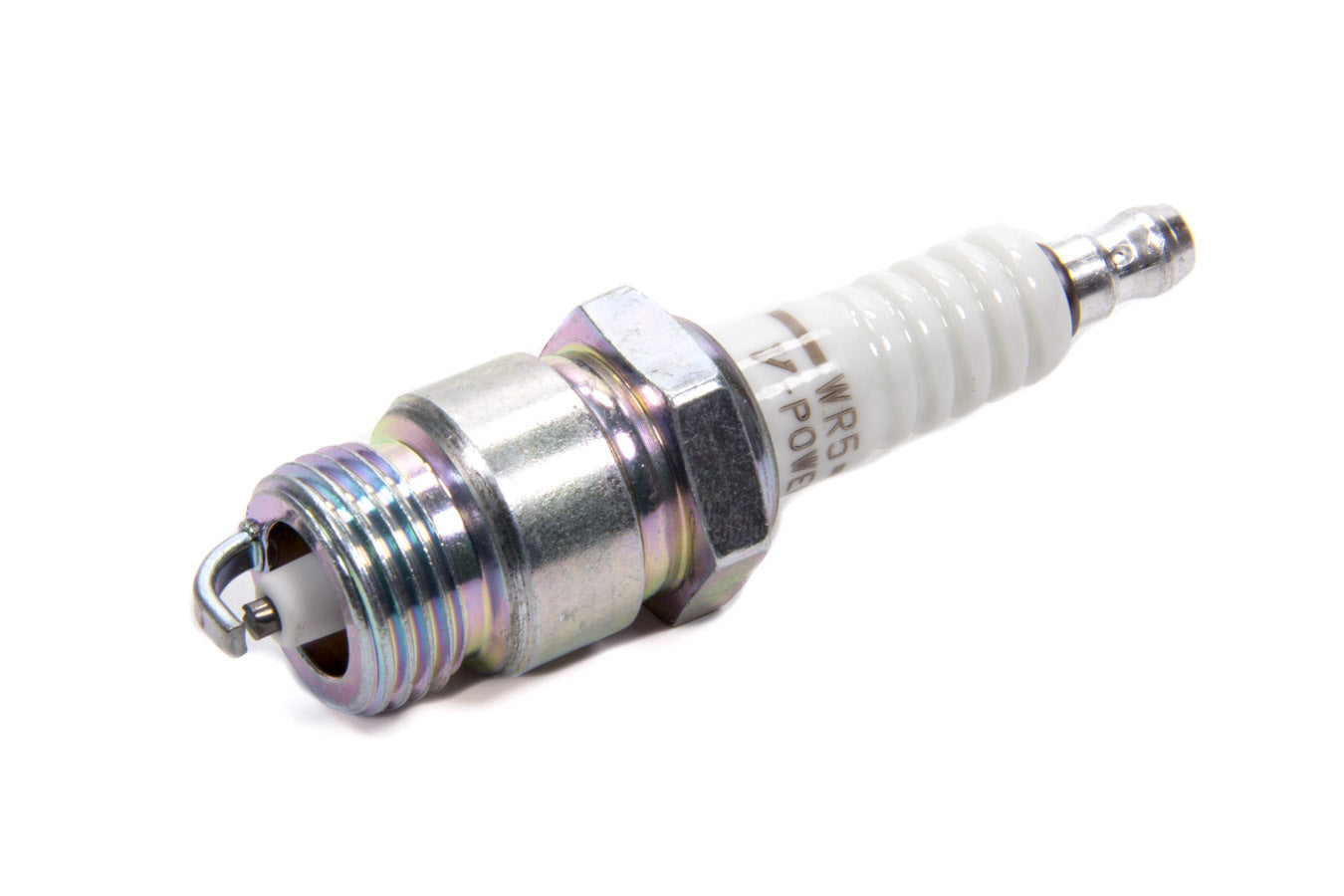 Spark Plug - NGK V-Power - 18 mm Thread - 0.460 in Reach - Tapered Seat - Stock Number 2438 - Resistor - Each