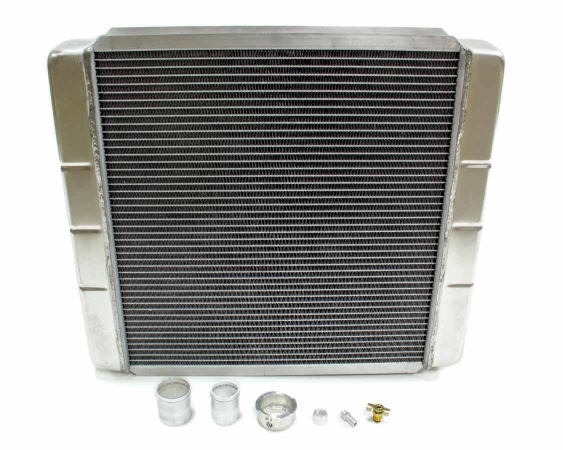 Radiator - 21.625 in W x 19.563 in H x 3.125 in D - Weld-On Side Inlet - Weld-On Side Outlet - Aluminum - Natural - Each