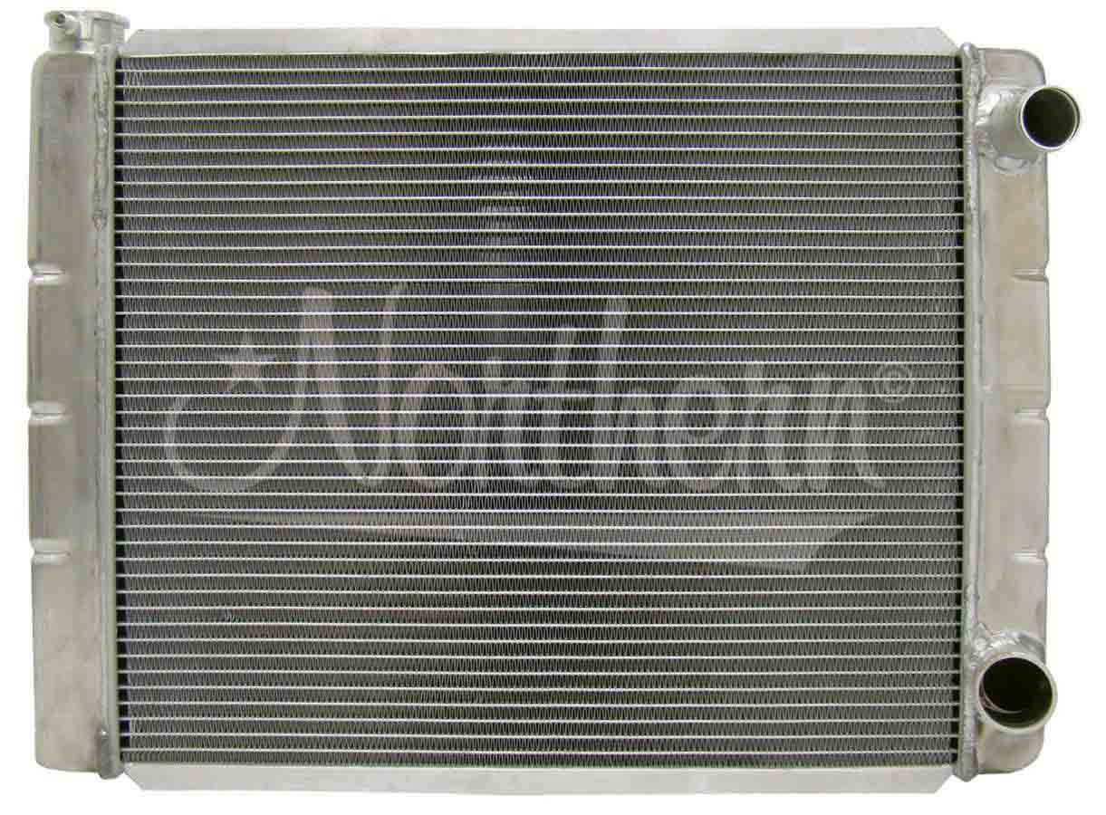 Radiator - Race Pro - 26 in W x 19 in H x 3.125 in D - Passenger Side Inlet - Passenger Side Outlet - Aluminum - Natural - Each