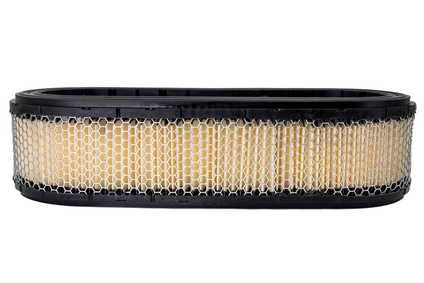 Air Filter Element - Oval - 14.5 in L x 3.5 in W - 3.75 in Tall - Wire Mesh Included - Paper - White - Mini Sprint - Each