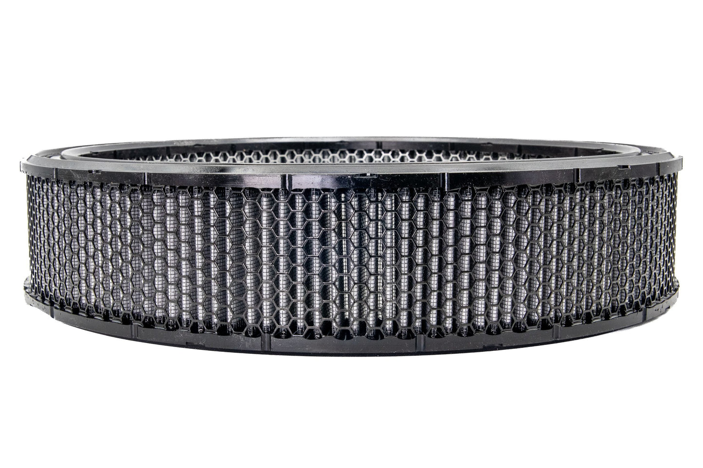 Air Filter Element - Round - 14 in Diameter - 3 in Tall - Wire Mesh Included - Paper - Gray - Universal - Each