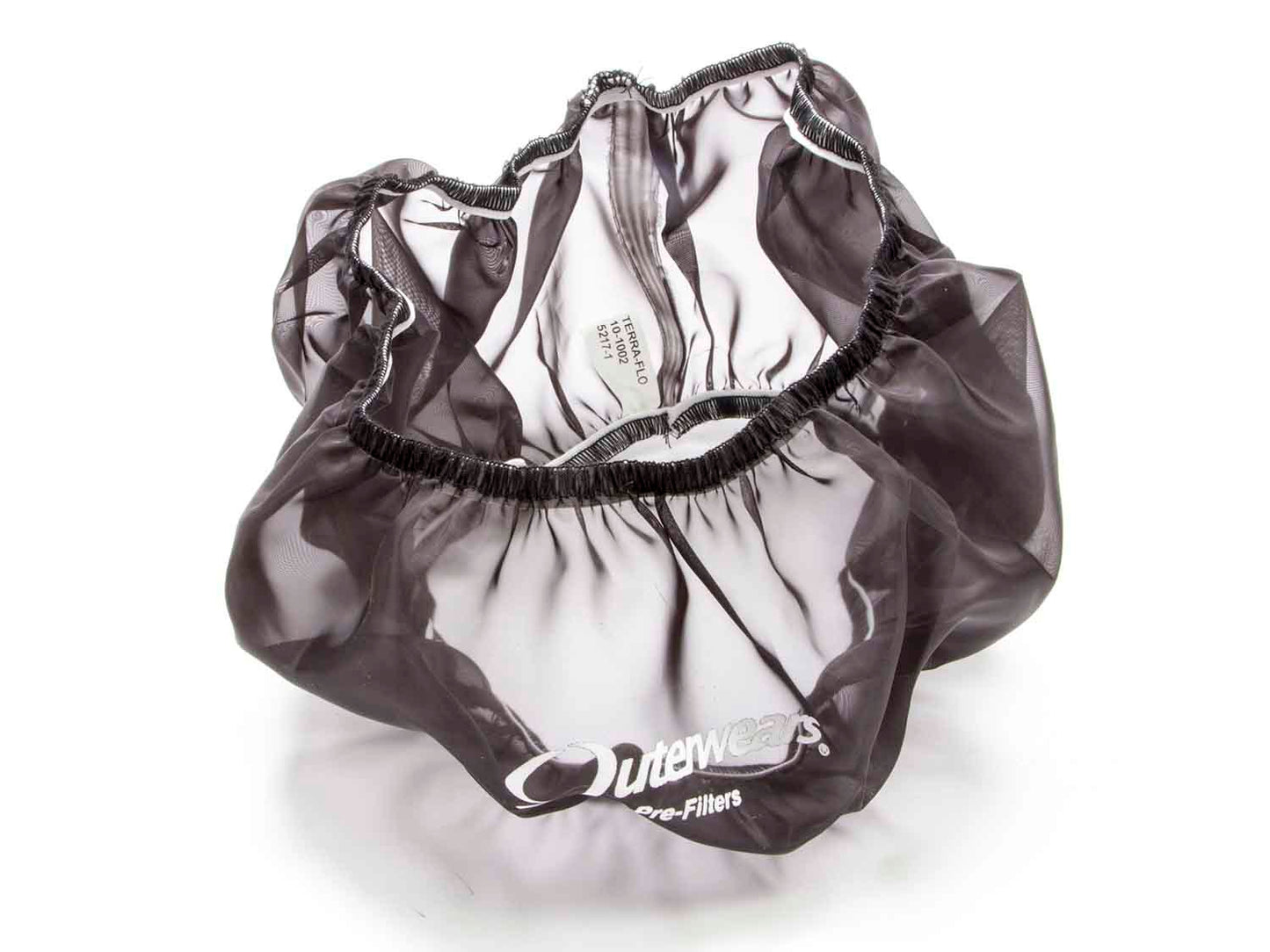 Air Filter Wrap - Pre Filter - Round - 14 in Diameter - 4 in Tall - Outerwears Logo - Outerwears Logo - Polyester - Black - Each
