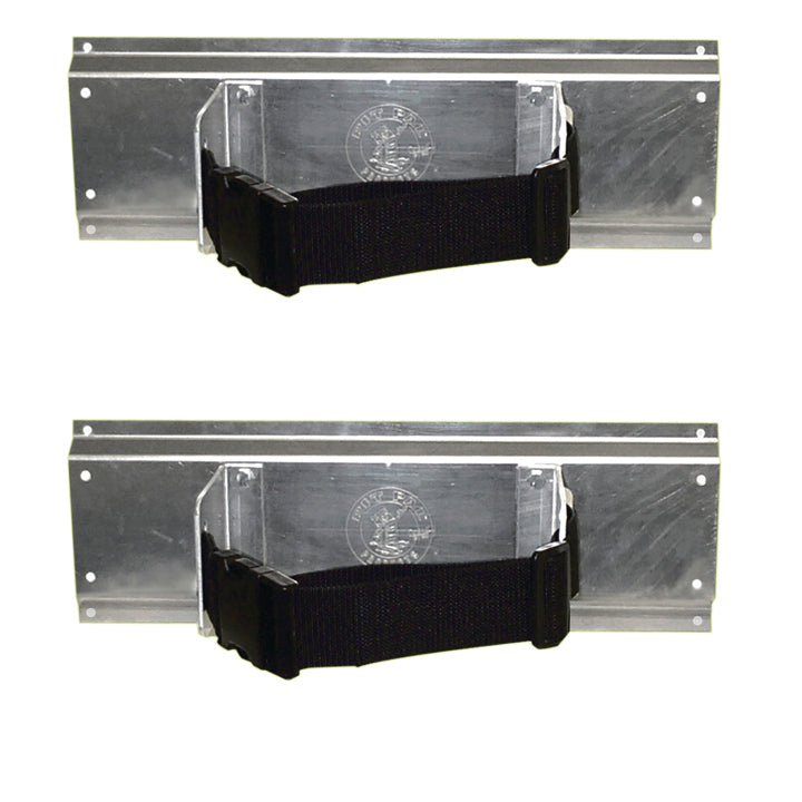 Canopy Holder - Wall Mount - 2-Piece - 5.75 x 17 x 4.5 in - Nylon Straps - Aluminum - Each