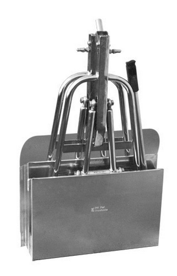 Floor Jack Mount - Wall Mount - 1-Piece - 27.688 x 17.5 x 6 in - Aluminum - Natural - Each