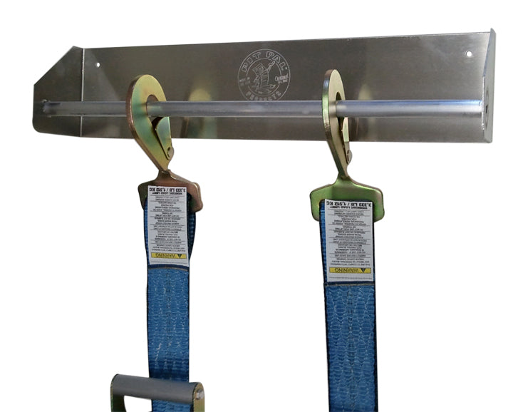 Tie Down Hanger - Wall Mount - 18 x 3.25 in - Aluminum - Natural - Each