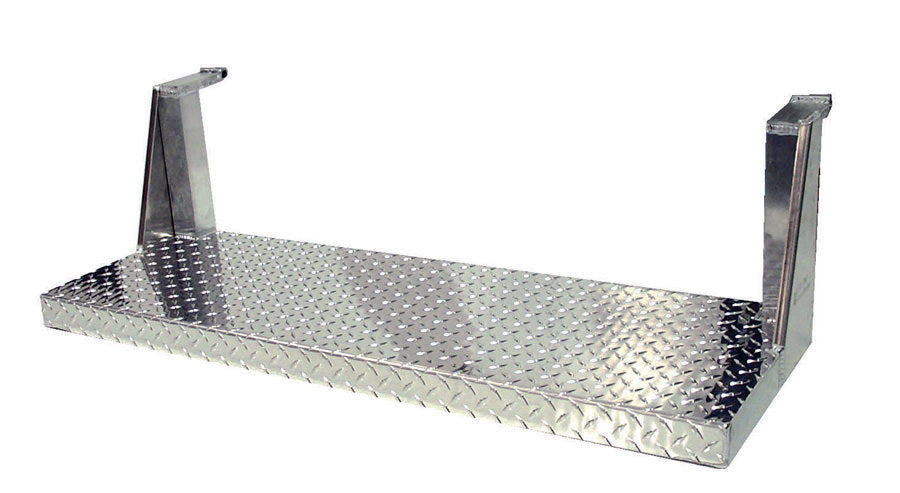 Trailer Step - 31 x 16.5 x 12.25 in - Removable - Diamond Plate - Aluminum - Polished - Each