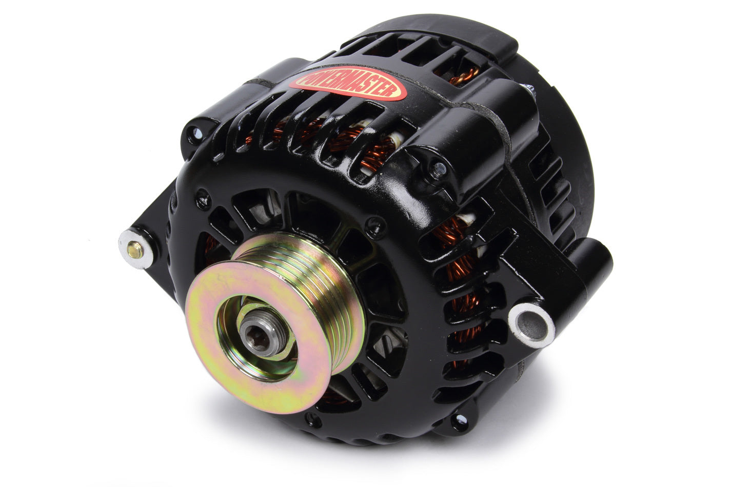 Alternator - AD230 - 165 amps - 12V - 1-Wire - 6-Rib Serpentine Pulley - Aluminum Case - Black Powder Coat - GM - Each