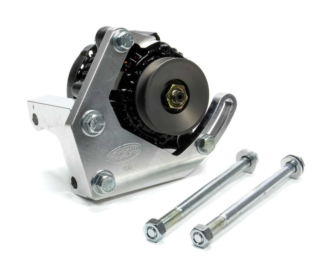 Alternator Kit - Denso Style Race - Denso 93 mm - Quick Change - Rear End Mount - 55 amps Race Alternator / Bracket / Pulleys - Aluminum Case - Quick Change Rear Ends - Kit