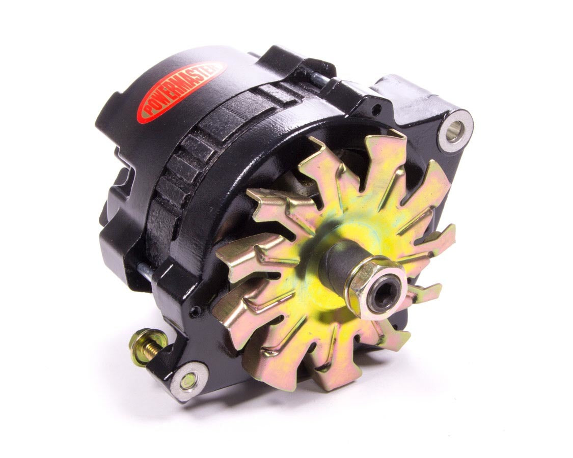 Alternator - CS121 Race - 100 amps - 12V - 1-Wire - No Pulley - Straight Mount - Aluminum Case - Black Powder Coat - GM - Each