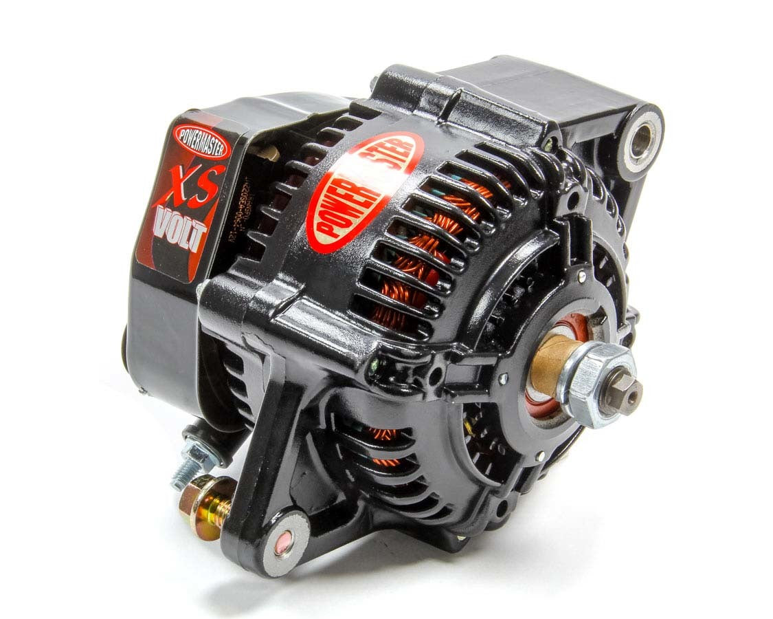 Alternator - Denso Style Race - 100 amps - 12V / 16V - 1-Wire - No Pulley - Aluminum Case - Black Powder Coat - Denso Style - Each