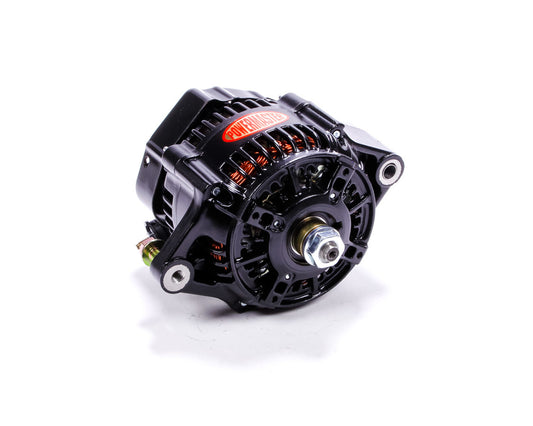 Alternator - Denso Style Race - Denso 118 mm - 150 amps - 16V - 1-Wire - No Pulley - Aluminum Case - Black Powder Coat - Denso Style - Each