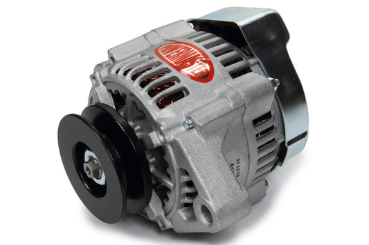 Alternator - Denso Style Race - Denso 100 mm - XS Volt - 75 amps - 12-16V - 1-Wire - Aluminum Case - Natural - Denso Style - Each