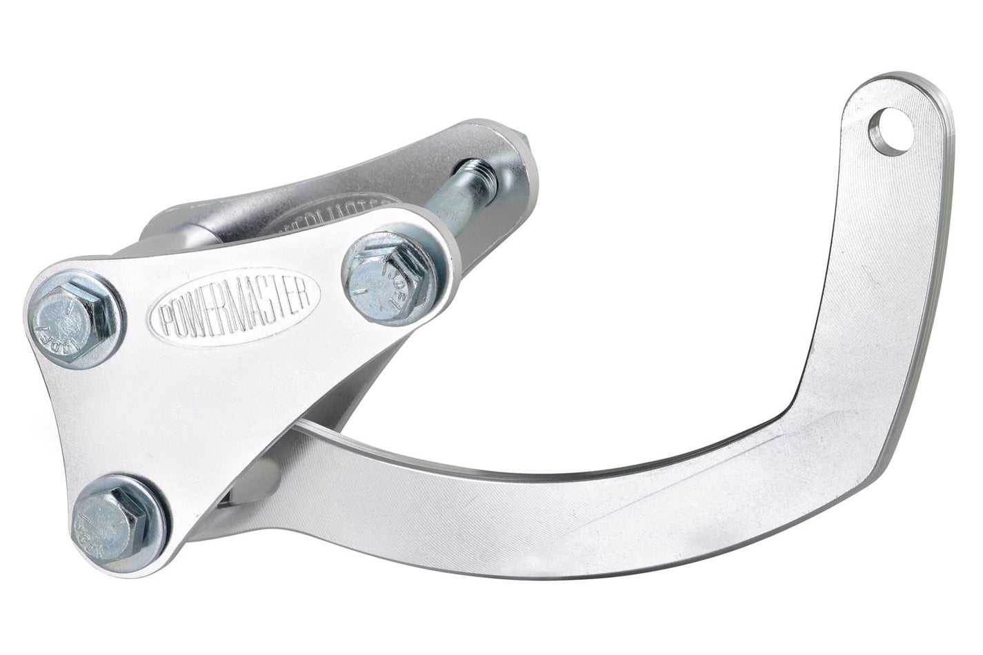 Alternator Bracket - Driver / Passenger Side - Low Mount - Block Mount - Aluminum - Natural - 12SI / CS130 / AD230 Alternators - Small Block Chevy - Kit